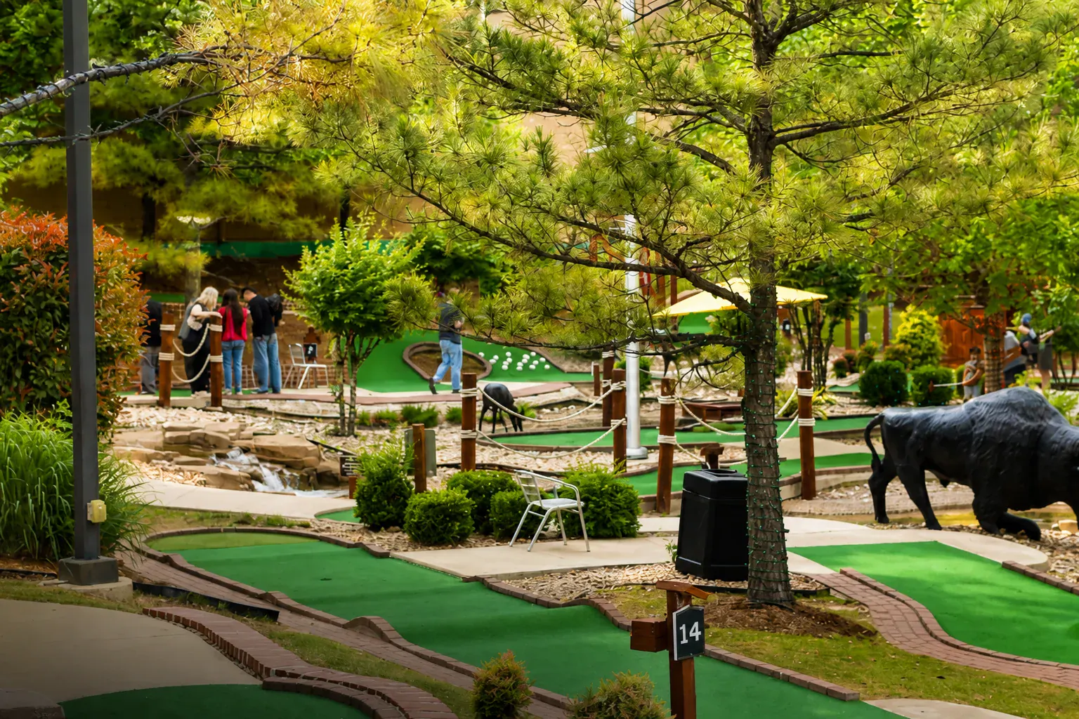 Brickopolis mini golf course
